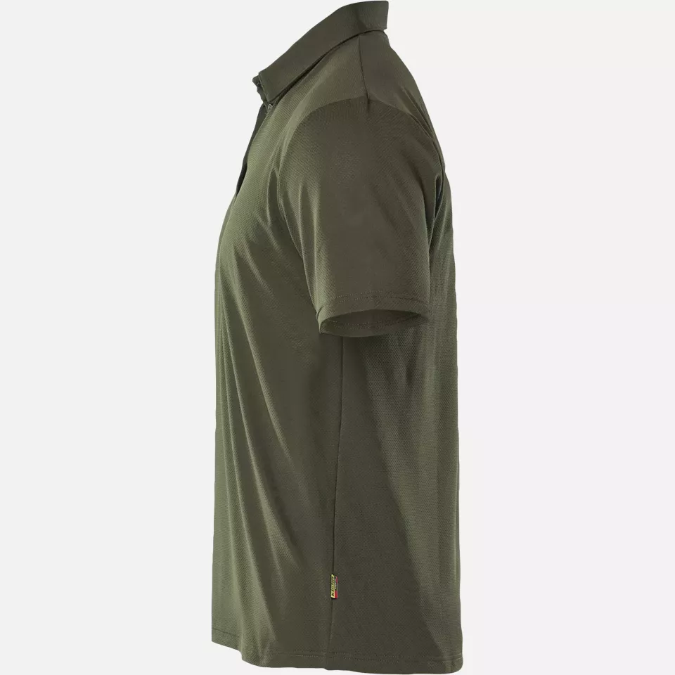 Blaklader 341611264209, Functional Polo Shirt with UV Protection, Forest Green, image 3, gallery thumbnail