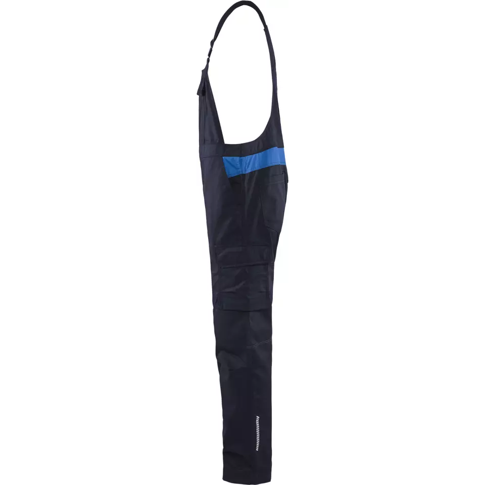 Blaklader 264418328985, Industrie Latzhose, Marineblau/Kornblau, image 3, gallery thumbnail