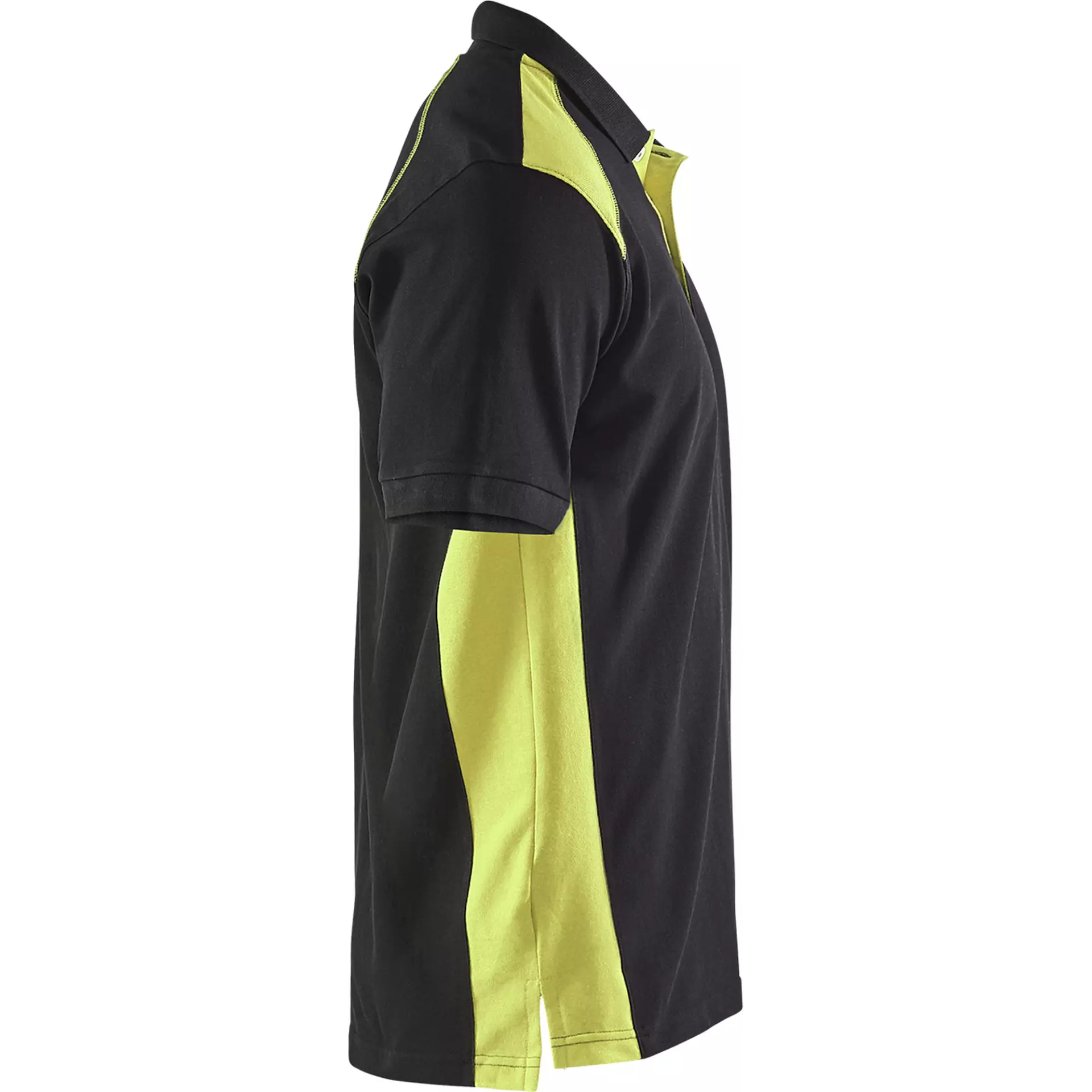 Blaklader 332410509933, Polo Shirt, Black/Yellow, image 2