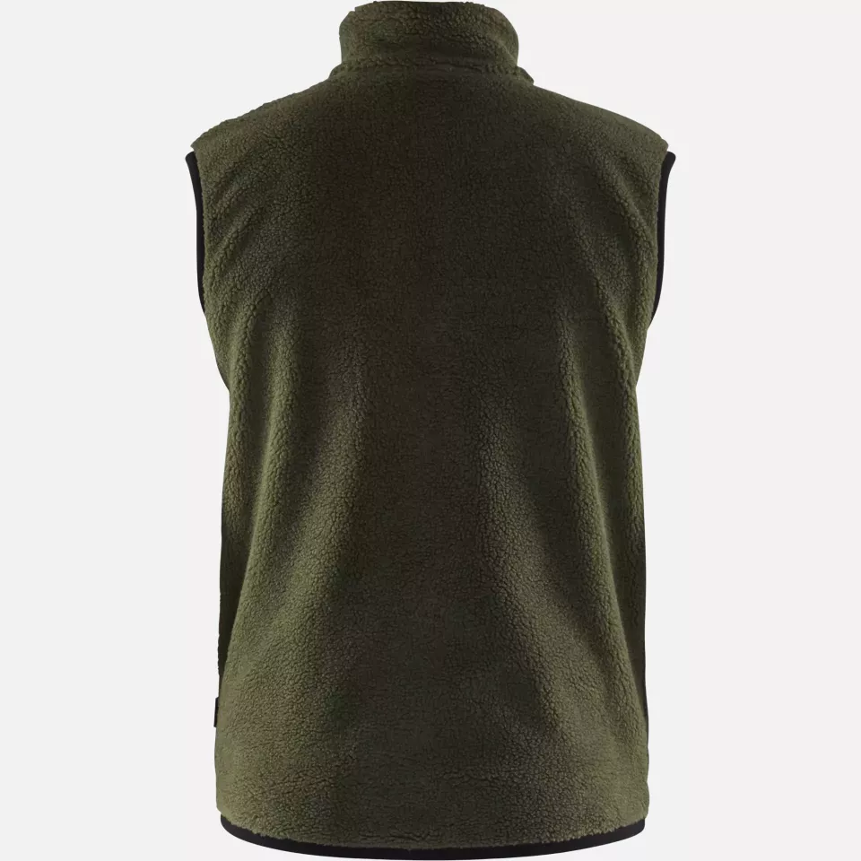 Blaklader 382029554109, Pile Vest, Autumn Green, image 4, gallery thumbnail