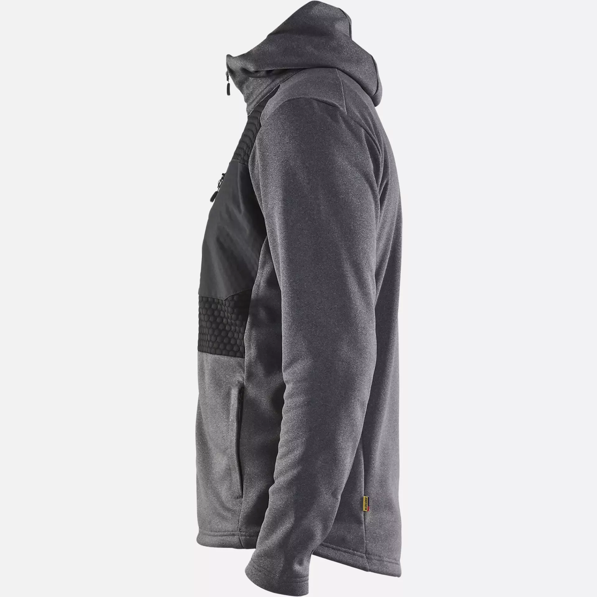 Blaklader 354025339991, Hooded Sweatshirt with Zip, Black Melange, image 3