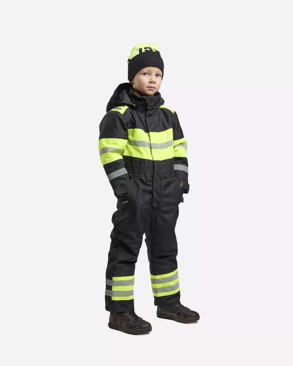 Blaklader 521519779933, Kids Winter Coverall, Black/High Vis Yellow, image 5, gallery thumbnail