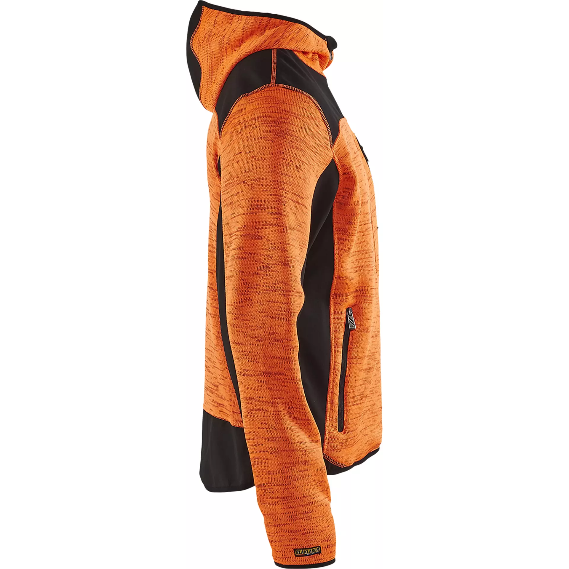 Blaklader 493021175399, Softshell Knitted Jacket, Orange/Black, image 2