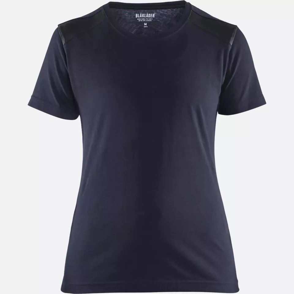 Blaklader 347910428699, Women's T-Shirt, Dark Navy/Black, image 1, gallery thumbnail