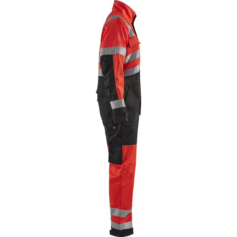 Blaklader 637318045599, Hi-Vis Coverall, Red/Black, image 2, gallery thumbnail
