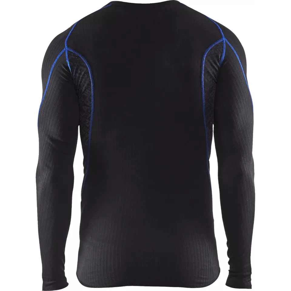 Blåkläder 470317079985, Undershirt Light, Black/Cornflower Blue, image 4, gallery thumbnail