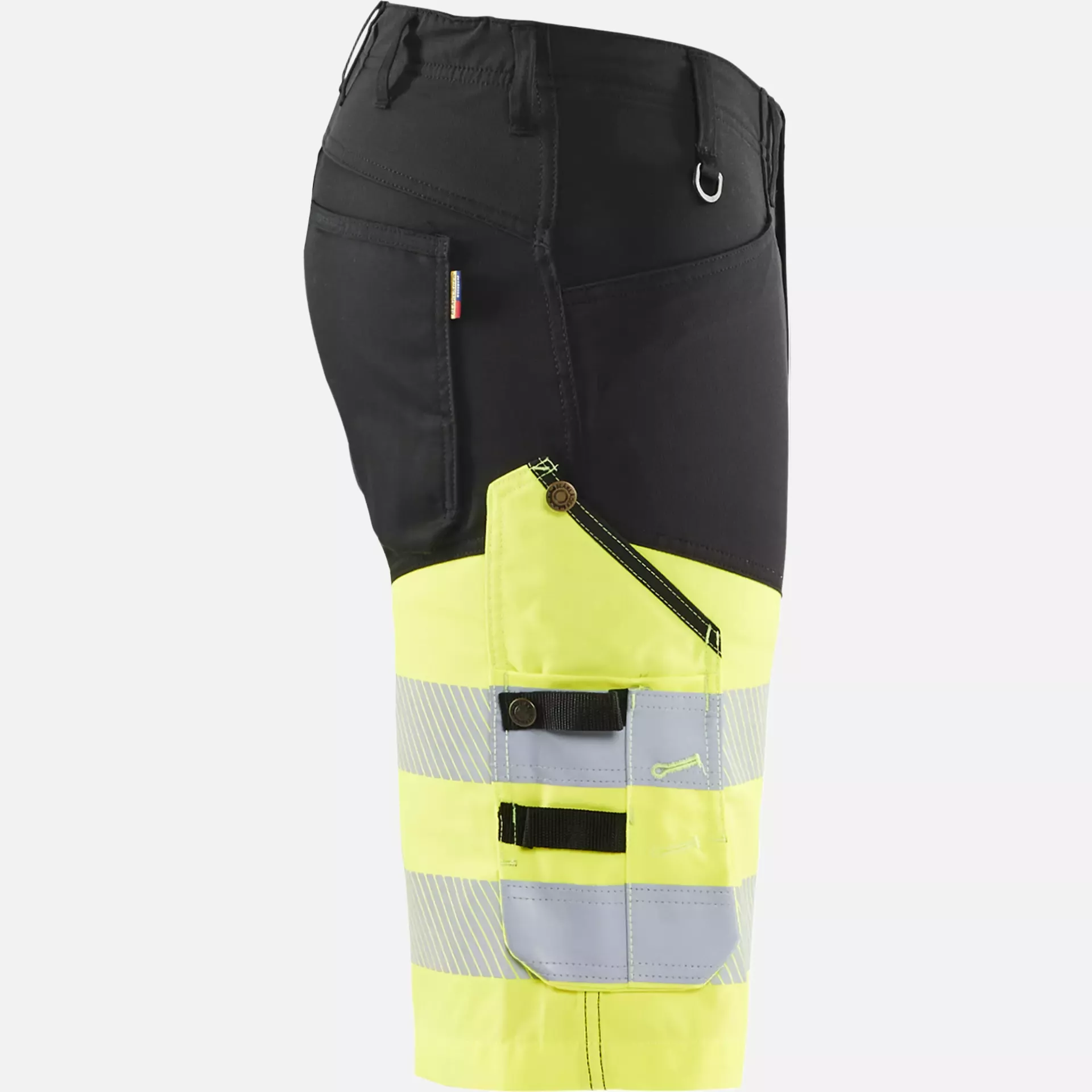 Blaklader 154118119933, High Vis Stretch Shorts, Black/Yellow, image 2