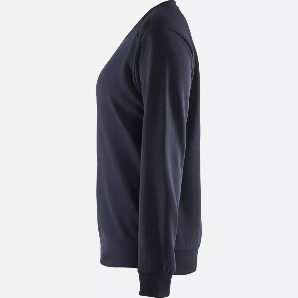 Blaklader 340811588699, Ladies Sweatshirt, Dark Navy/Black, image 3, gallery thumbnail