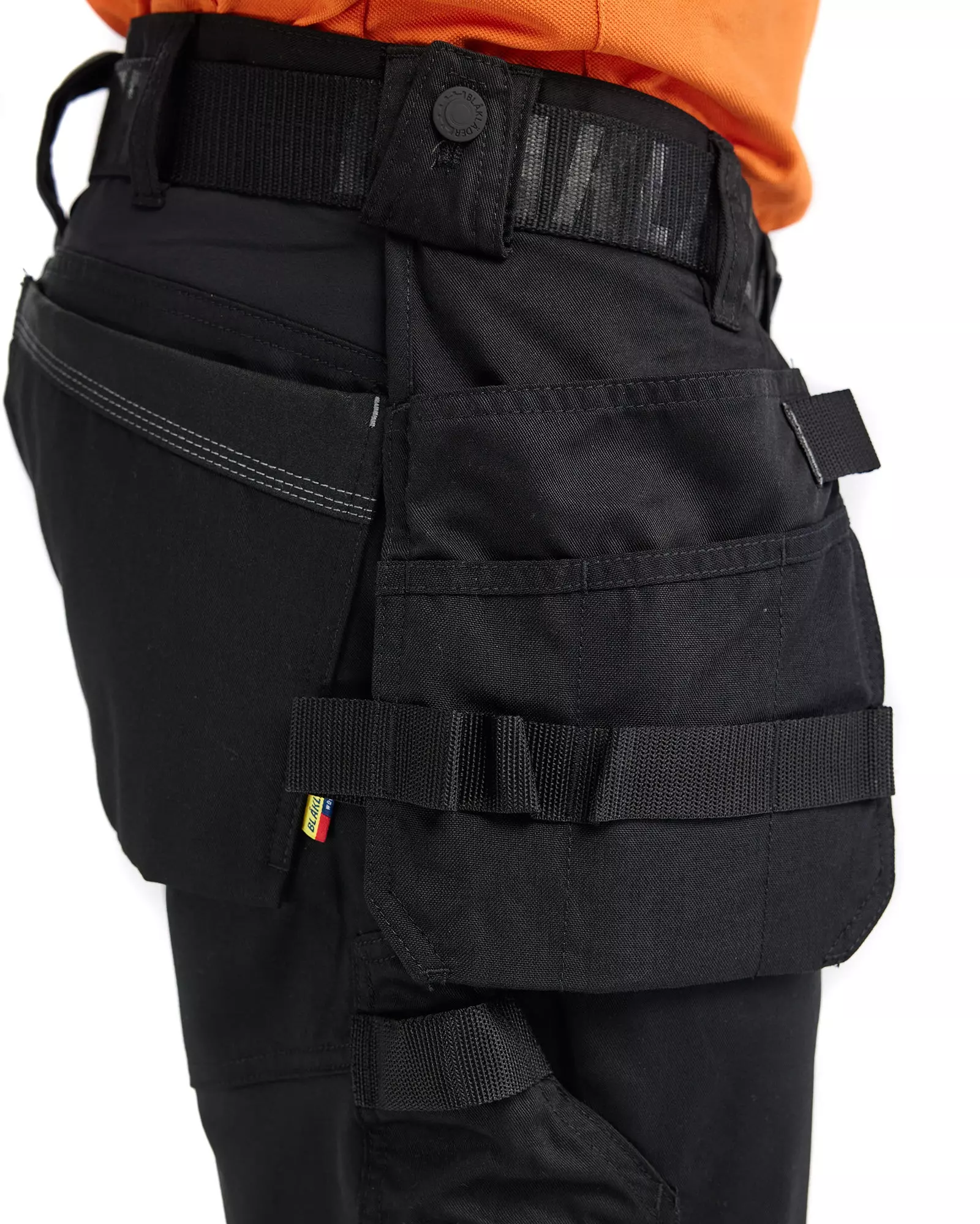 Blaklader 175418329900, Stretch Craftsman Pirate Shorts, Black, image 7