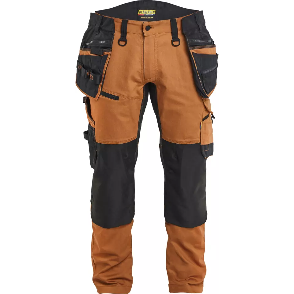 Blåkläder 197011494099, STRIKER Stretch Craftsman Work Trousers, Rust/Black, image 1, gallery thumbnail