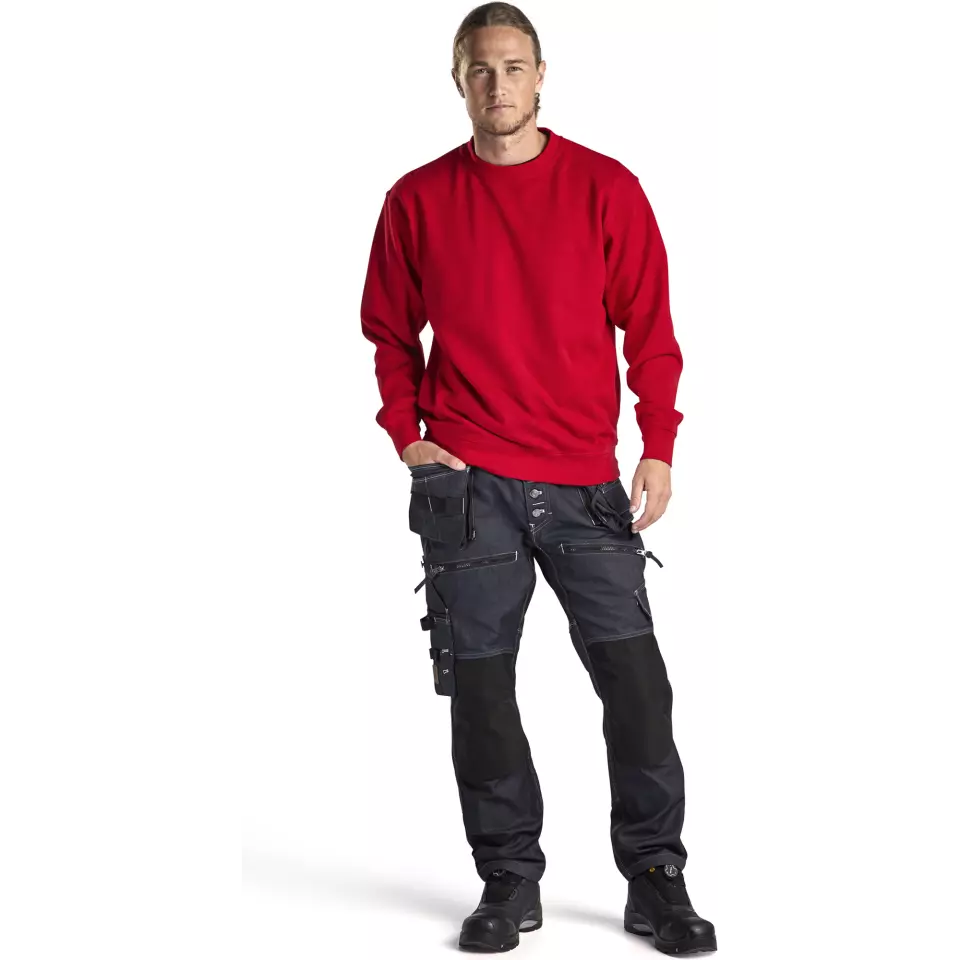 Blaklader 334011585600, Sweatshirt, Red, image 5, gallery thumbnail