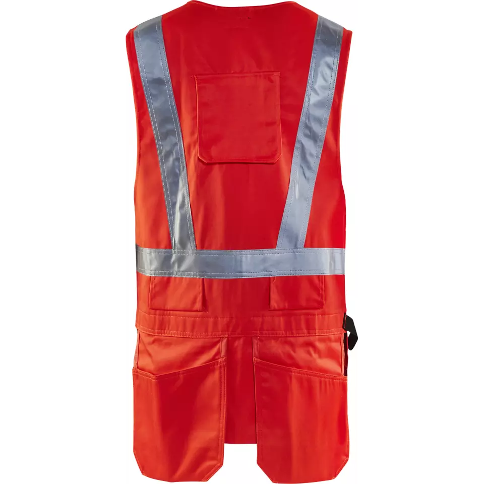 Blåkläder 302718045500, High Vis Vest, Red, image 4, gallery thumbnail