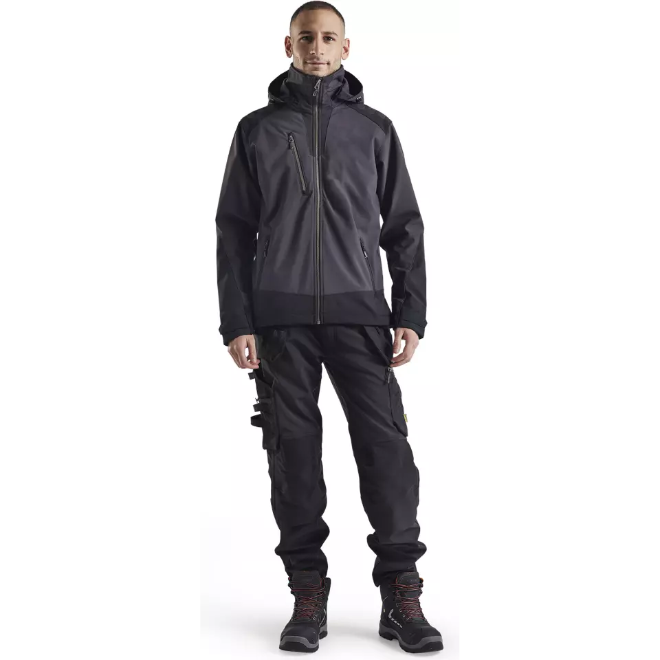 Blaklader 474925139899, Softshell Jacket, Dark Grey/Black, image 5, gallery thumbnail