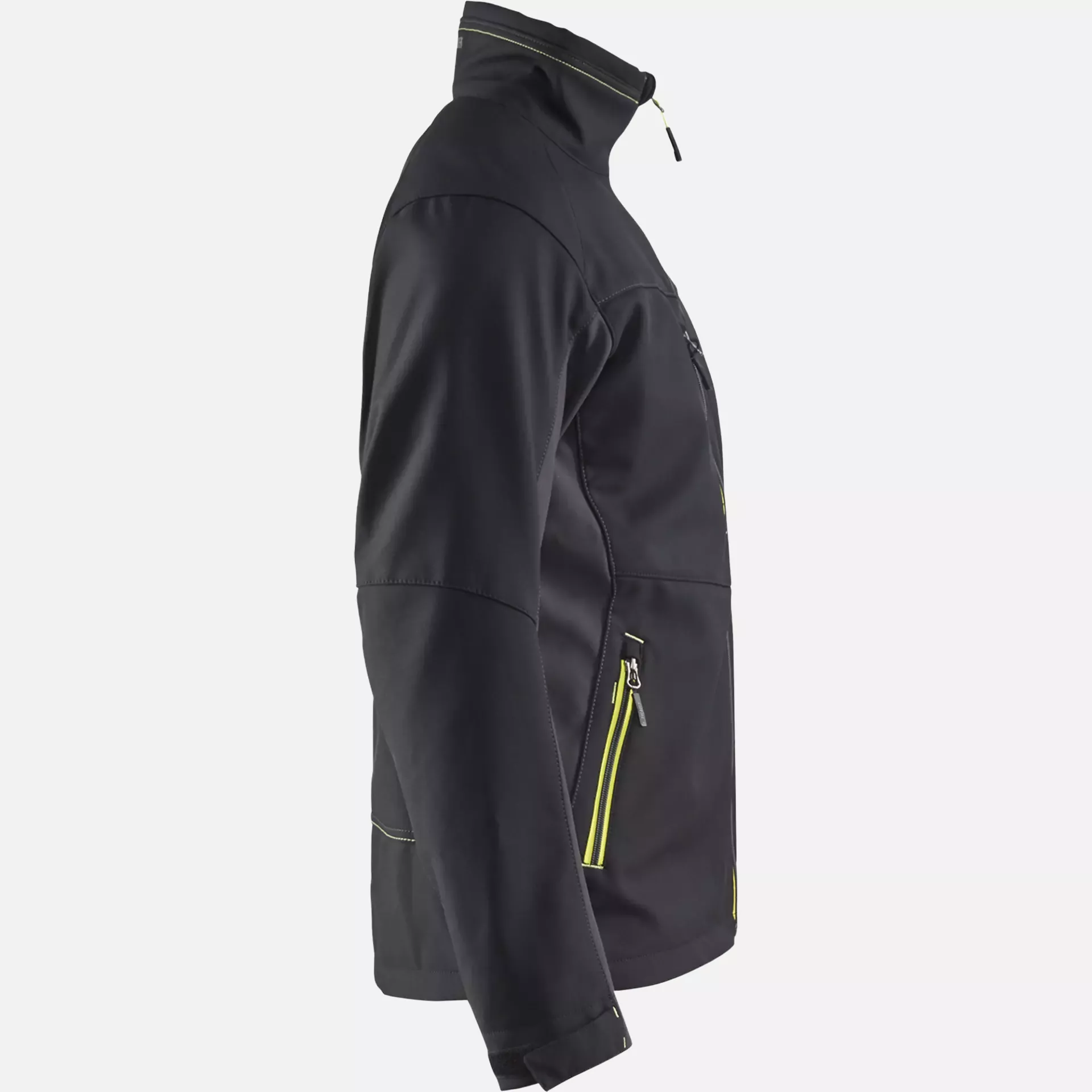 Blaklader 495025169933, Softshell Jacket, Black/Yellow, image 2
