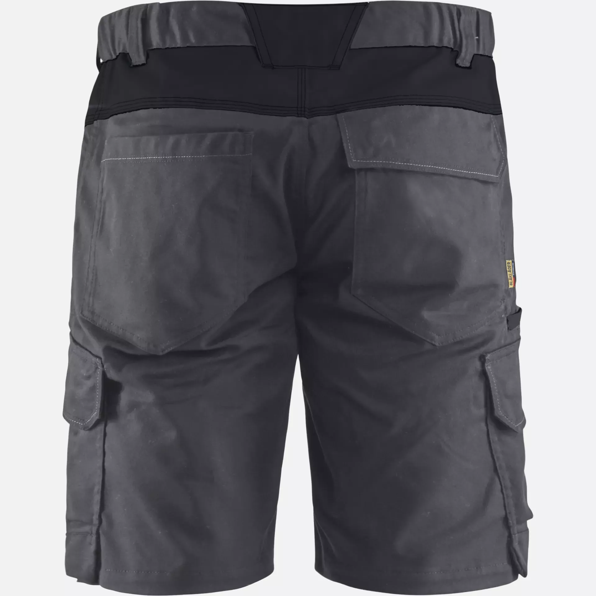 Blaklader 144618329699, Industry Stretch Shorts, Medium Grey/Black, image 4