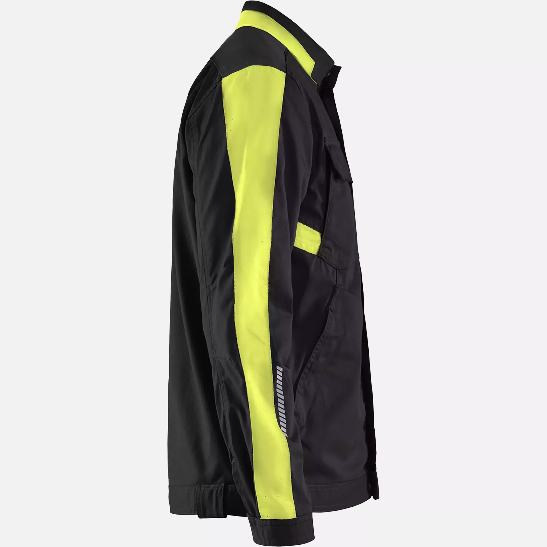 Blaklader 444418329933, Industry Stretch Jacket, Black/Yellow, image 2
