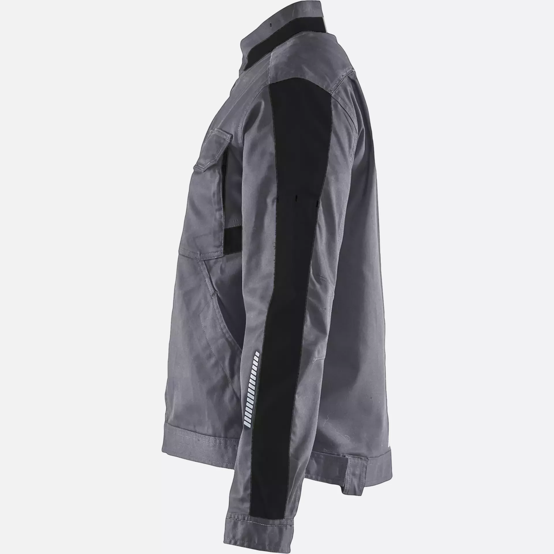 Blaklader 444318329699, Ladies Stretch Industry Jacket, Medium Grey/Black, image 3