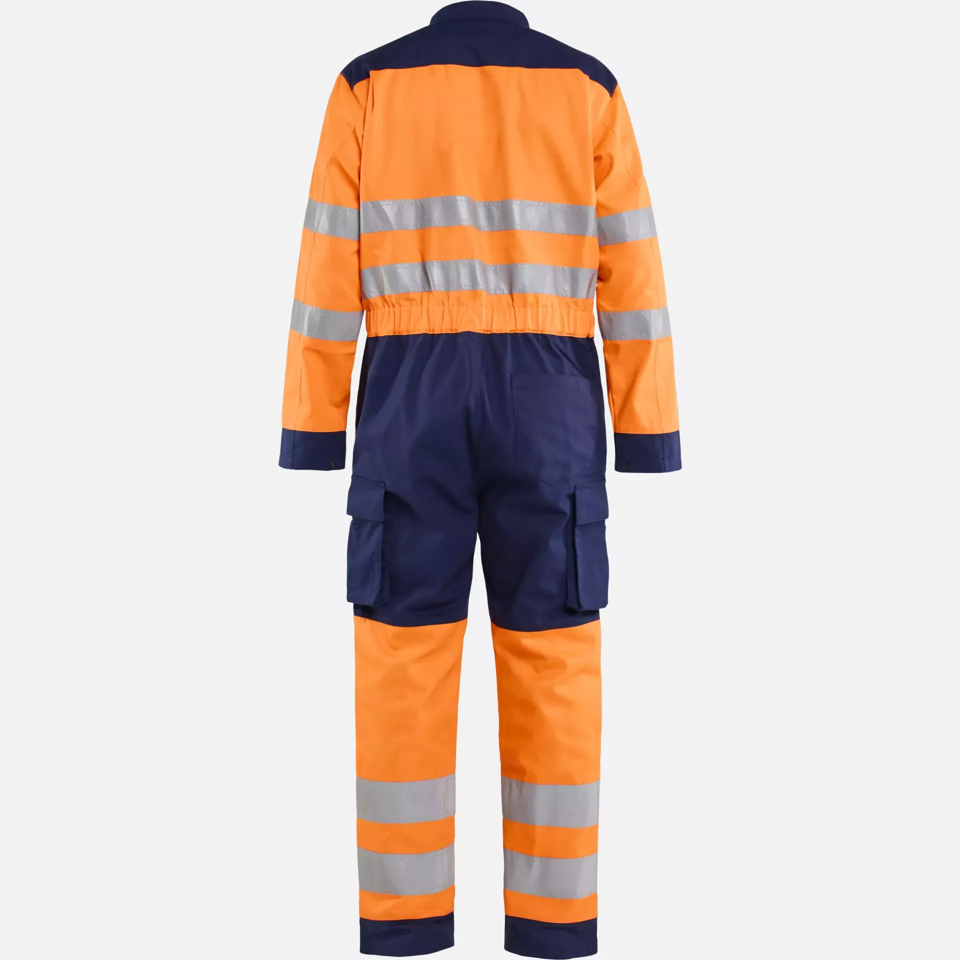Blaklader 602018125389, High Vis Overall, High Vis Orange/Navy Blue, image 4