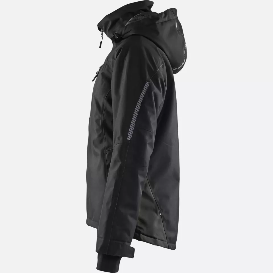 Blaklader 497219779900, Women's Lined Lightweight Winter Jacket, Black, image 3, gallery thumbnail