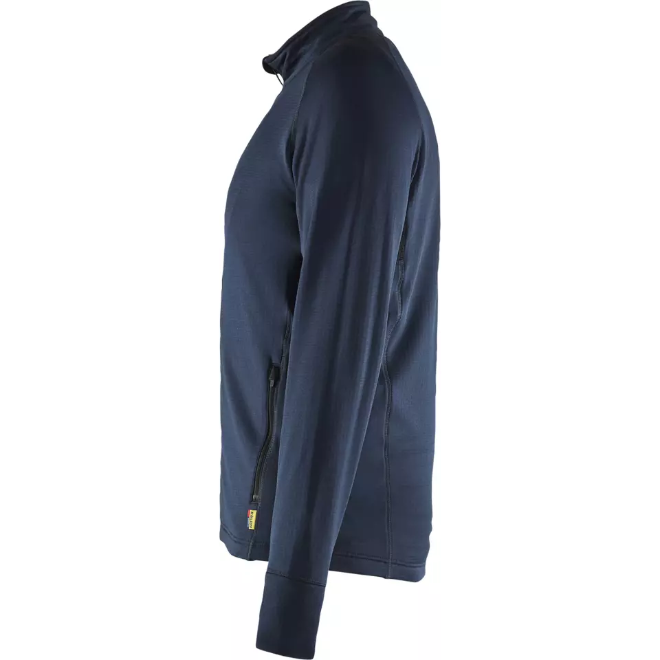 Blåkläder 473525398600, STRIKER Fleece Jacket, Dark Navy Blue, image 3, gallery thumbnail