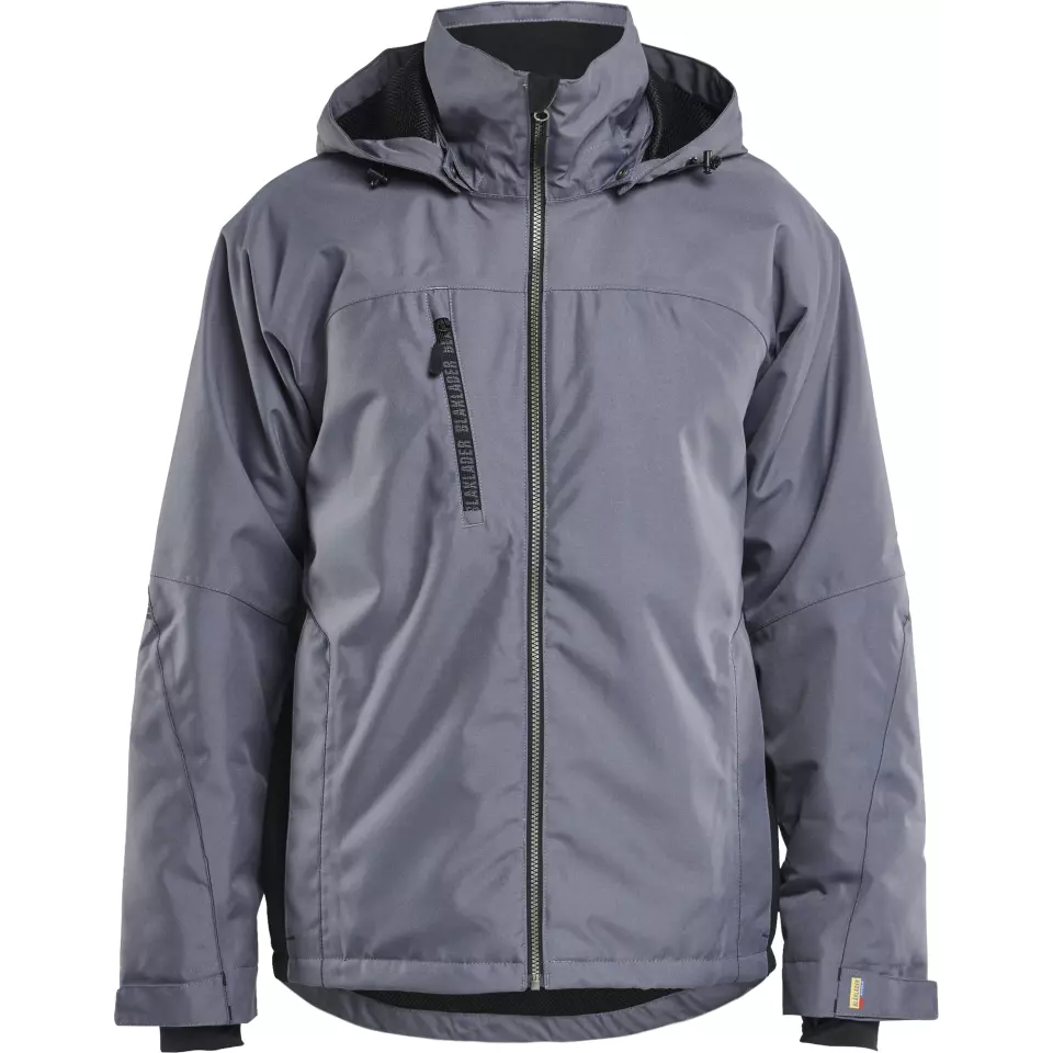Blaklader 489019779699, Lined Lightweight Winter Jacket, Medium Grey/Black