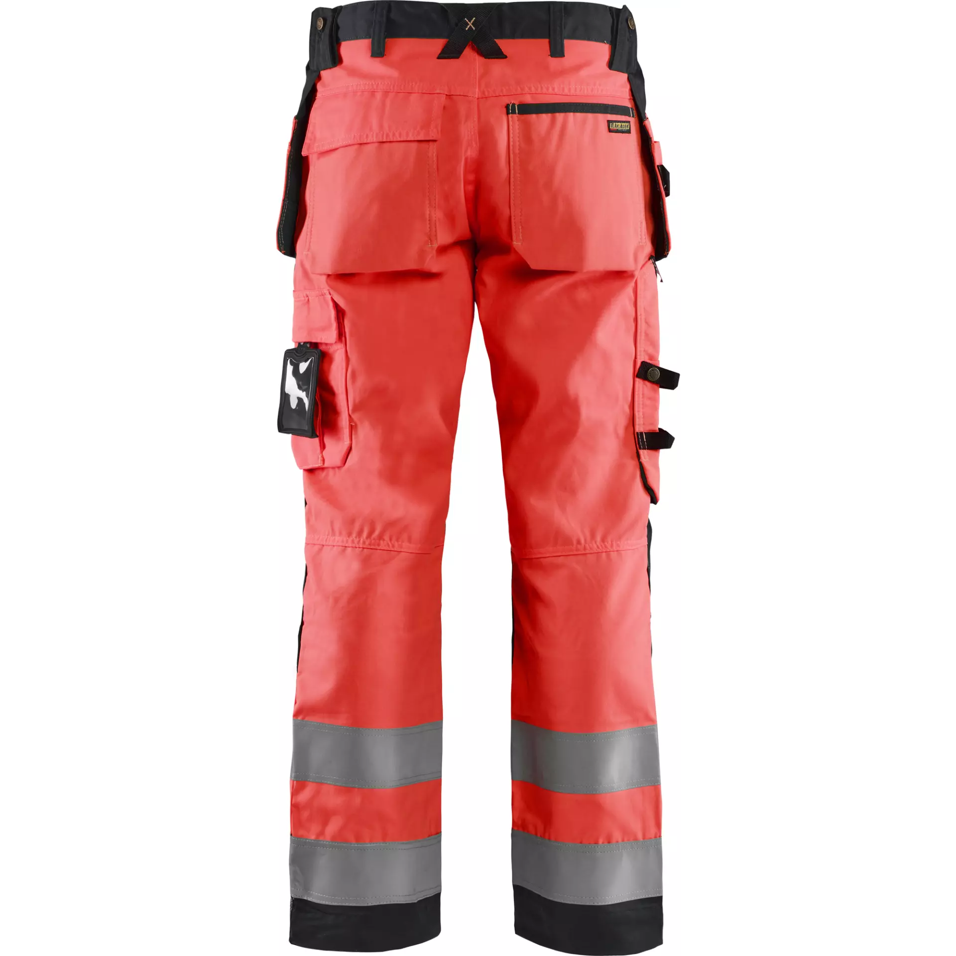 Blåkläder 156818115599, High Vis Craftsman Work Pants, Red/Black, image 4