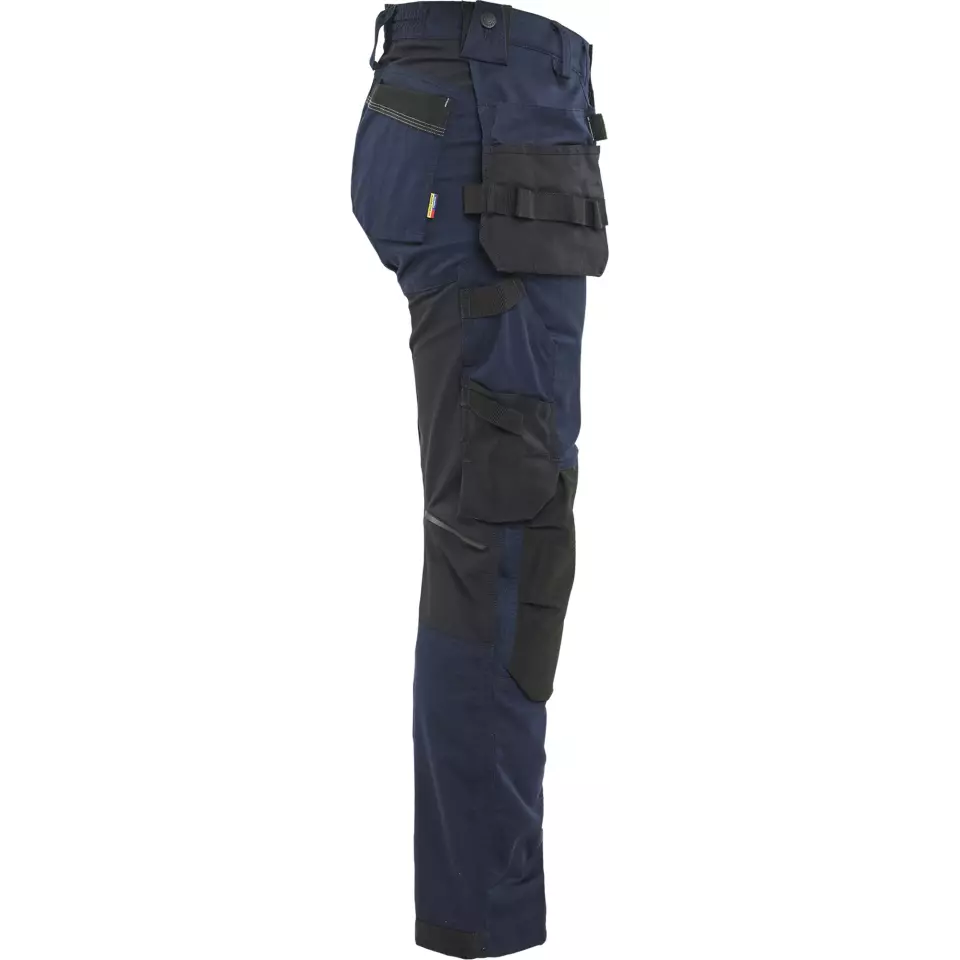 Blaklader 713218328600, Damen Stretch Handwerker Arbeitshose, Dunkel Marineblau, image 2, gallery thumbnail