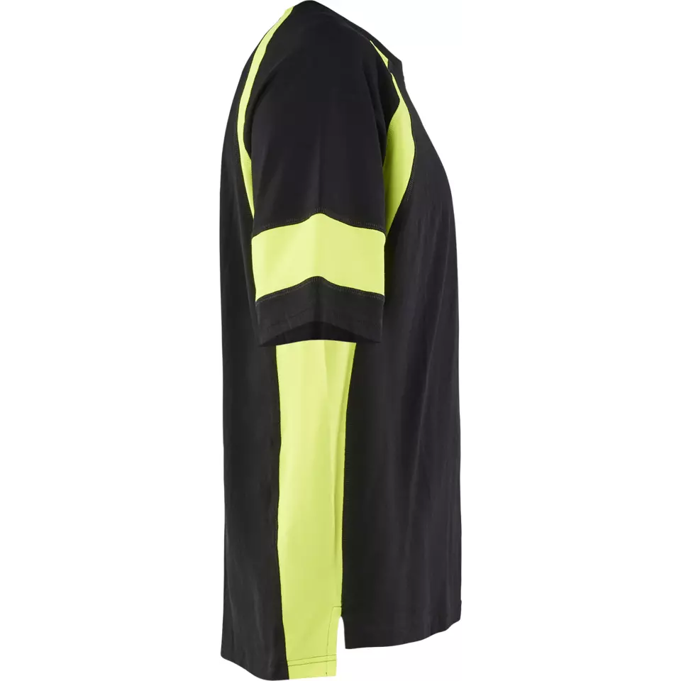 Blaklader 352310309933, High Vis T-Shirt, Black/Yellow, image 2, gallery thumbnail