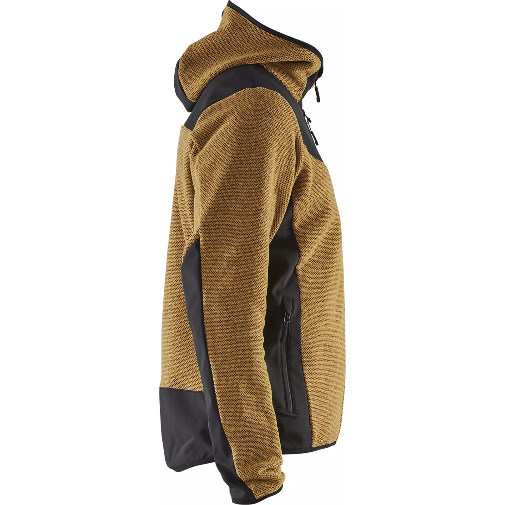 Blåkläder 594025363799, Softshell Knitted Jacket, Honey Gold/Black, image 2