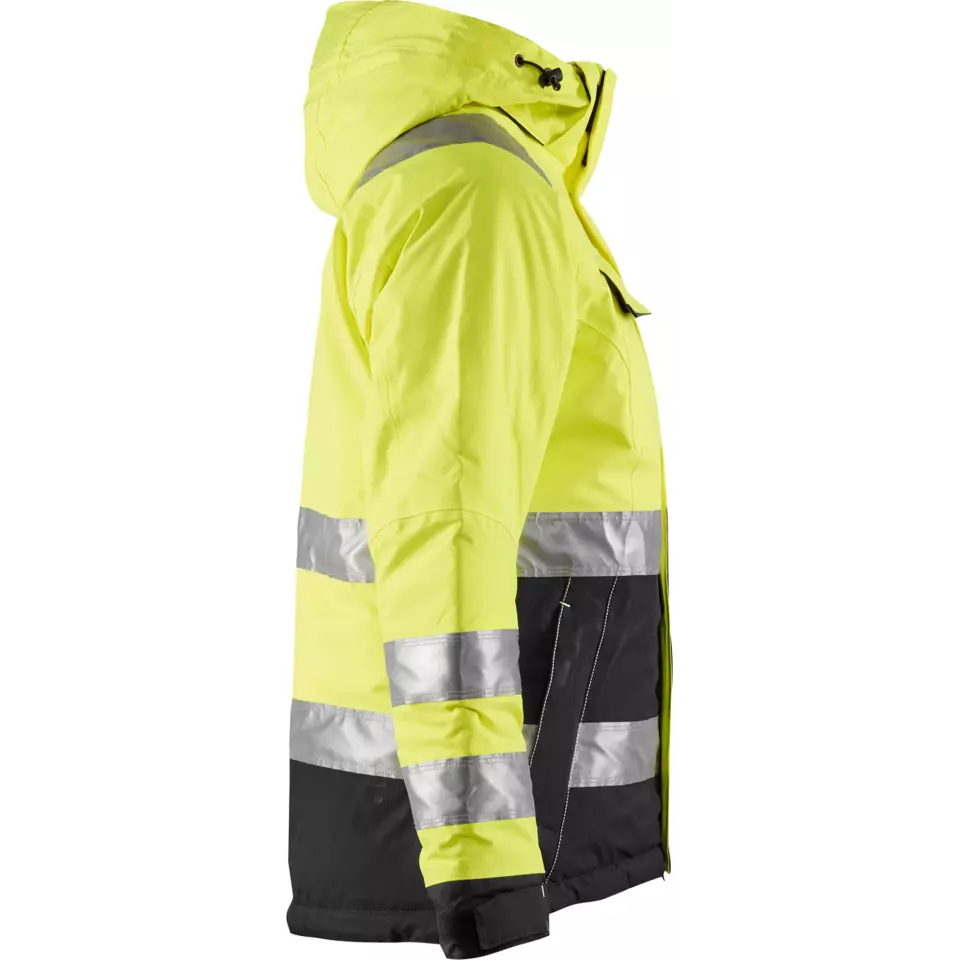 Blaklader 487219873399, High Vis Ladies Winter Jacket, Yellow/Black, image 2, gallery thumbnail