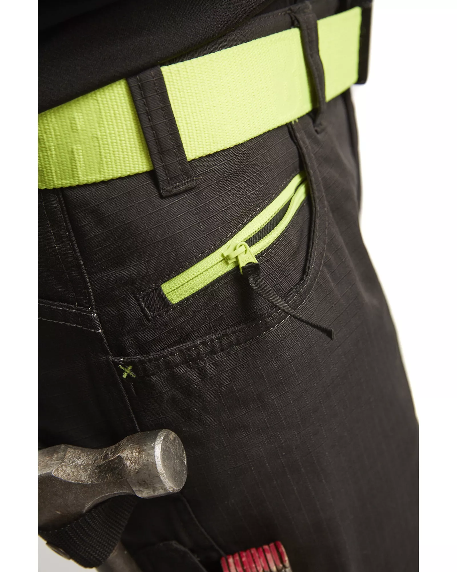 Blaklader 719513309933, Damen Stretch Arbeitshose, Schwarz/Gelb, image 9