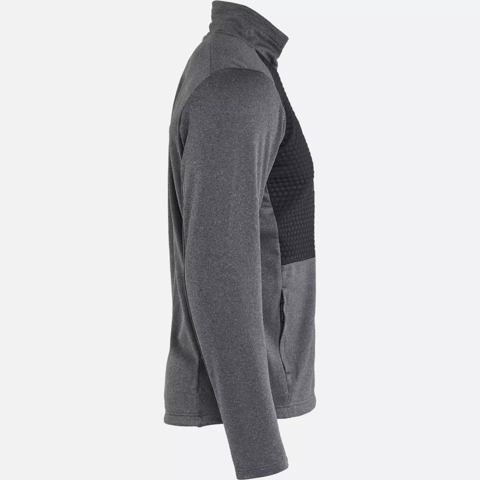 Blaklader 354825339991, Full Zip Sweatshirt, Black Melange, image 3, gallery thumbnail