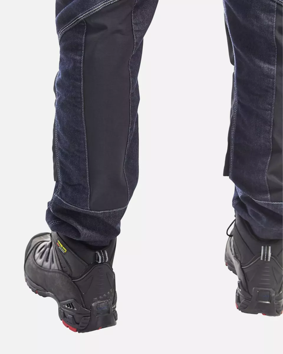 Blaklader 199911418999, X1900 Stretch Craftsman Work Trousers, Navy/Black, image 6, gallery thumbnail