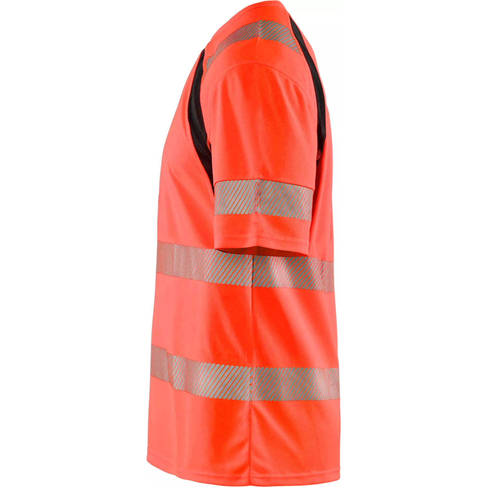Blåkläder 339710135599, High Vis UV Protection T-Shirt, Red/Black, image 3