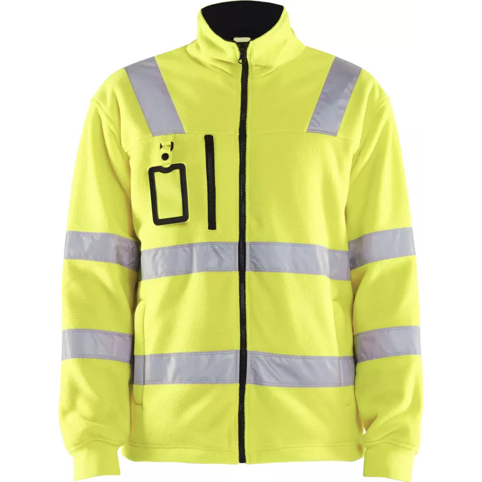 Blåkläder 485325603300, High Vis Fleece Jacket, Yellow, image 1, gallery thumbnail