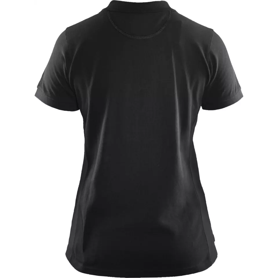 Blåkläder 339010509998, Ladies Polo Shirt, Black/Dark Grey, image 4, gallery thumbnail