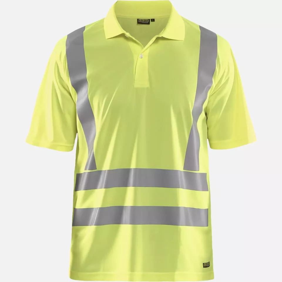 Blaklader 339110113300, High Vis UV Protection Polo Shirt, Yellow, image 1, gallery thumbnail