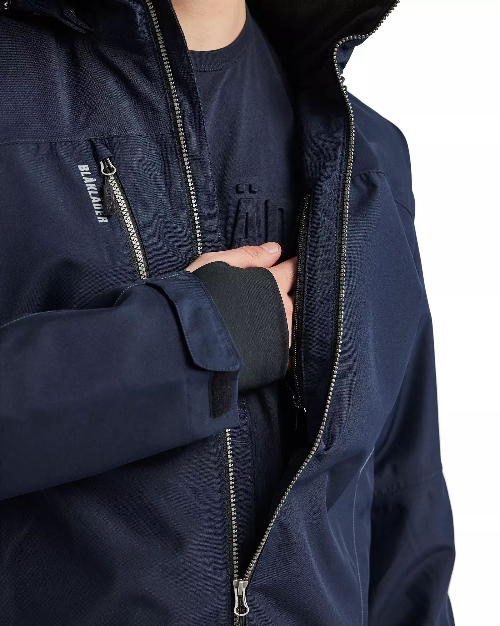 Blaklader 489019778699, Lined Lightweight Winter Jacket, Dark Navy/Black, image 8