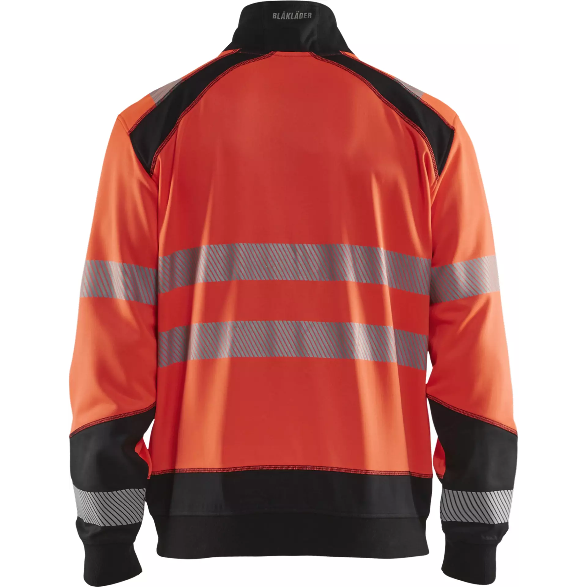 Blåkläder 355825285599, High Vis Reißverschluss Sweatshirt, Rot/Schwarz, image 4