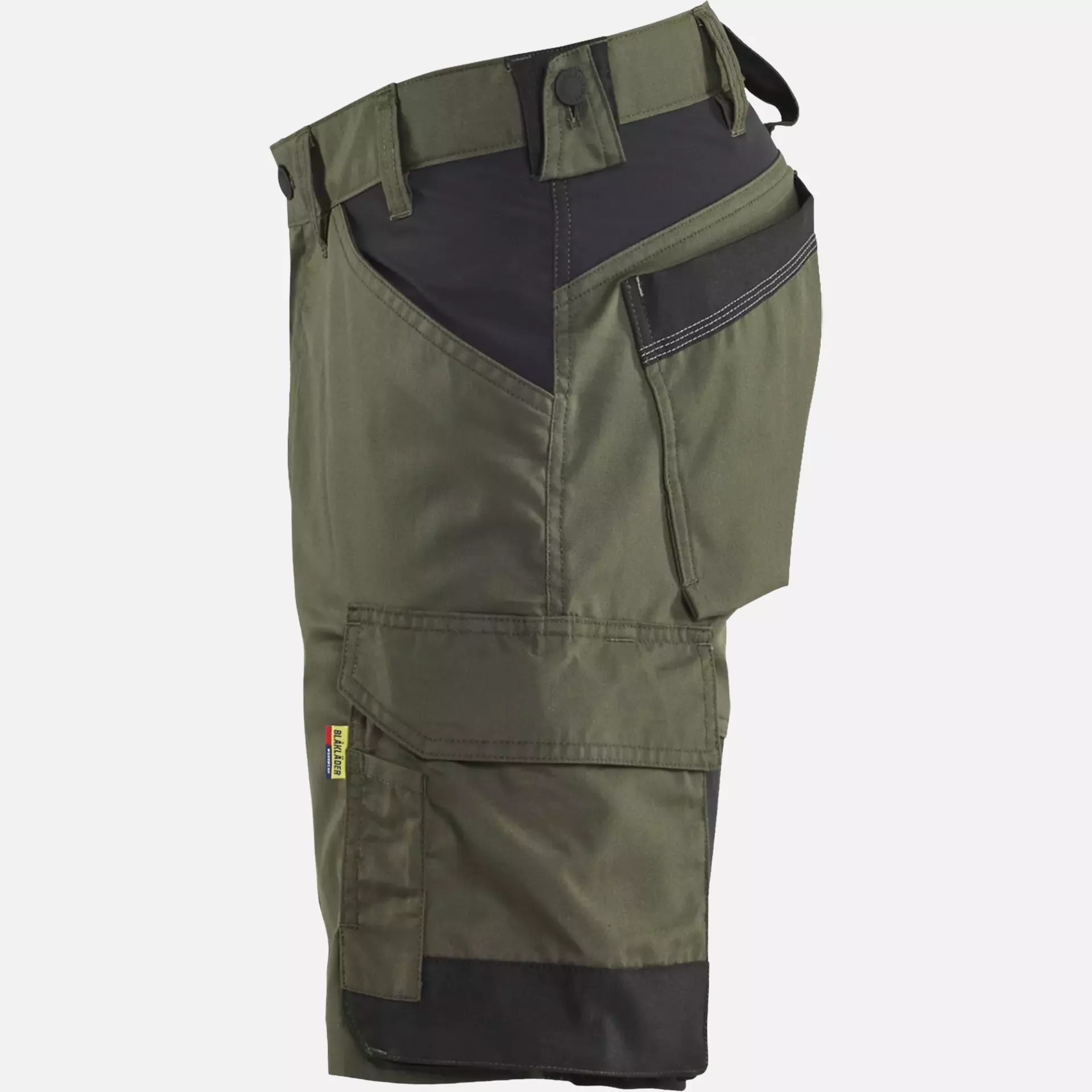 Blaklader 175318324298, Stretch Handwerker Shorts, Waldgrün/Schwarz, image 3