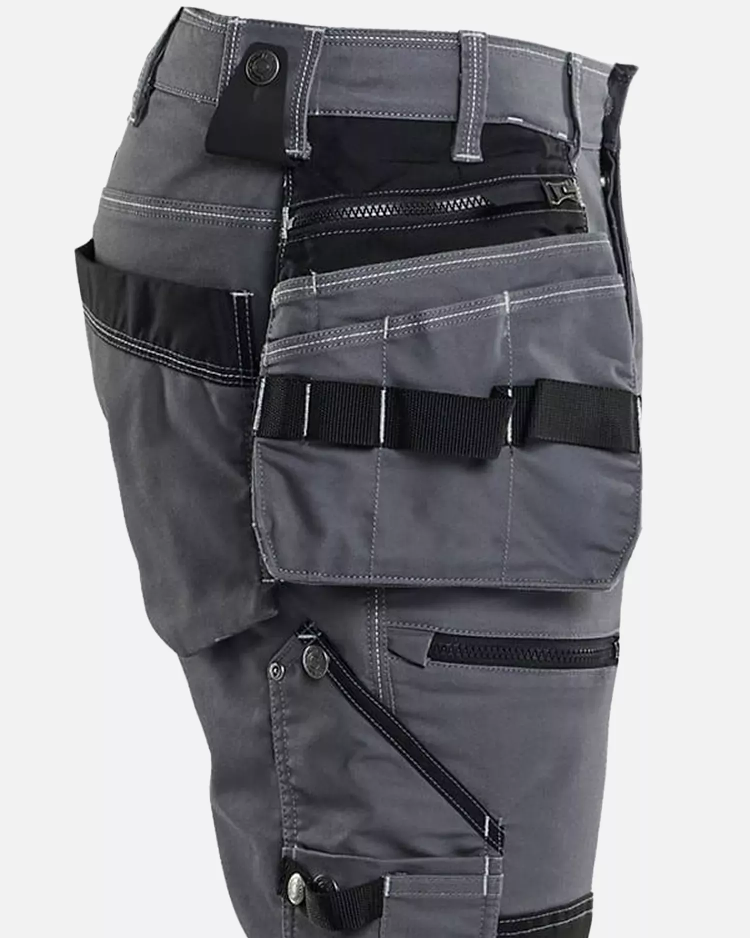 Blaklader 199011419699, X1900 Stretch Craftsman Work Trousers, Medium Grey/Black, image 4