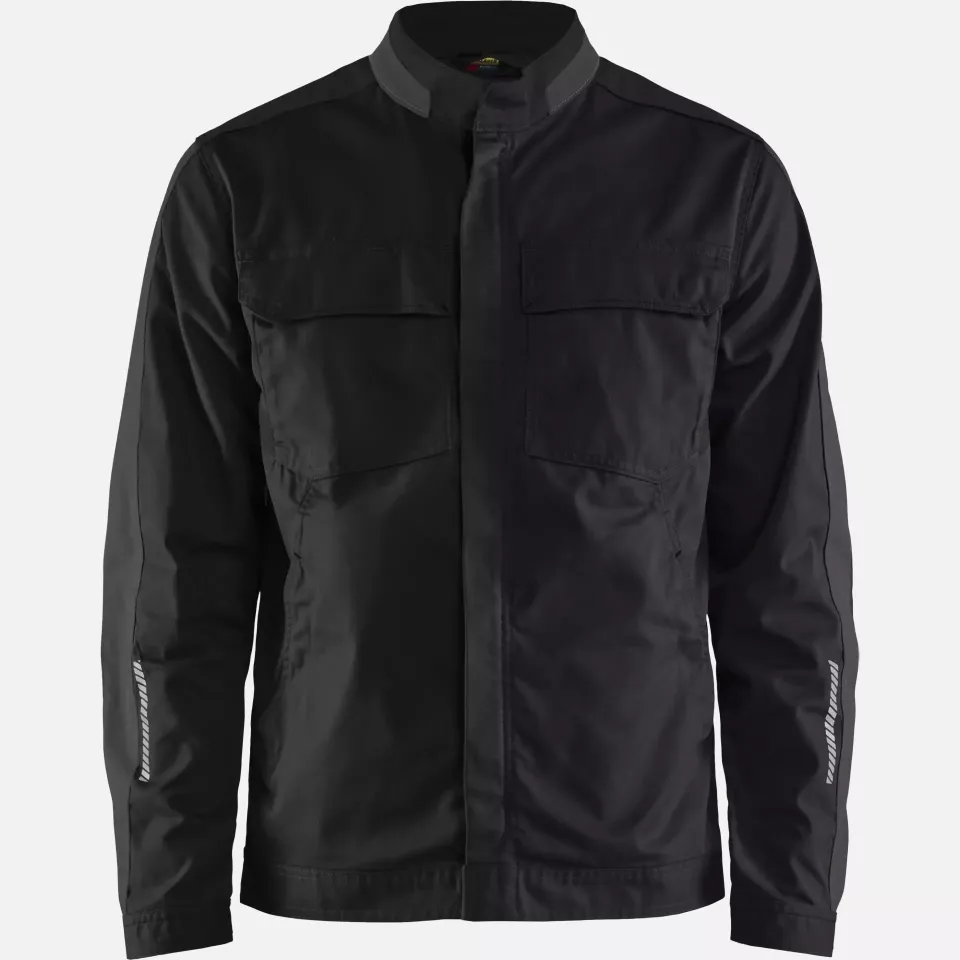 Blaklader 444418329998, Industry Stretch Jacket, Black/Dark Grey, image 1, gallery thumbnail