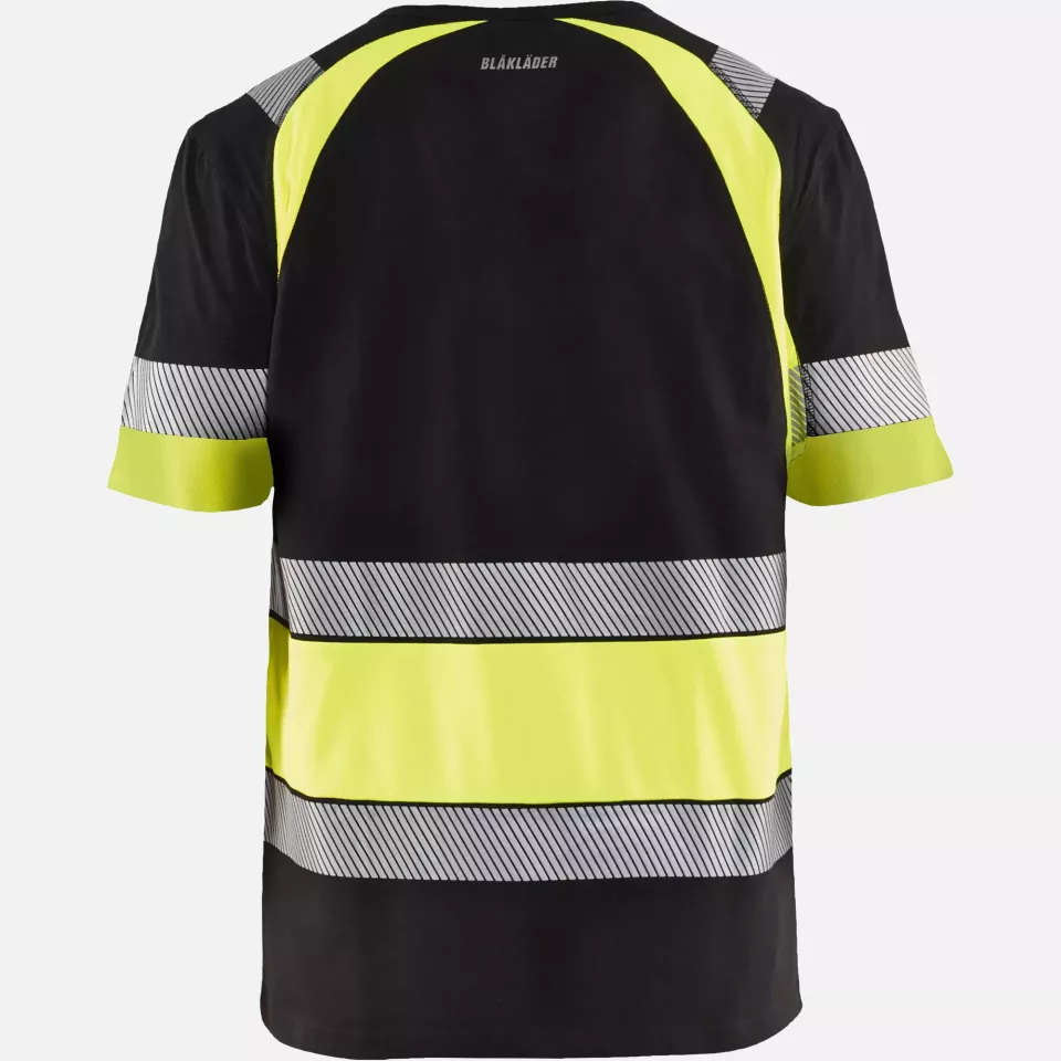 Blaklader 342110309933, High Vis T-Shirt, Schwarz/Gelb, image 4, gallery thumbnail