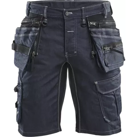 Blaklader X1900 Stretch Craftsman Shorts, Navy/Black