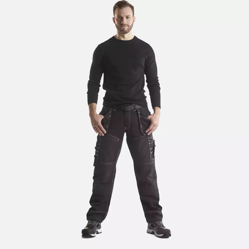 Blaklader 150013709900, Craftsman Work Trousers, Black, image 5, gallery thumbnail