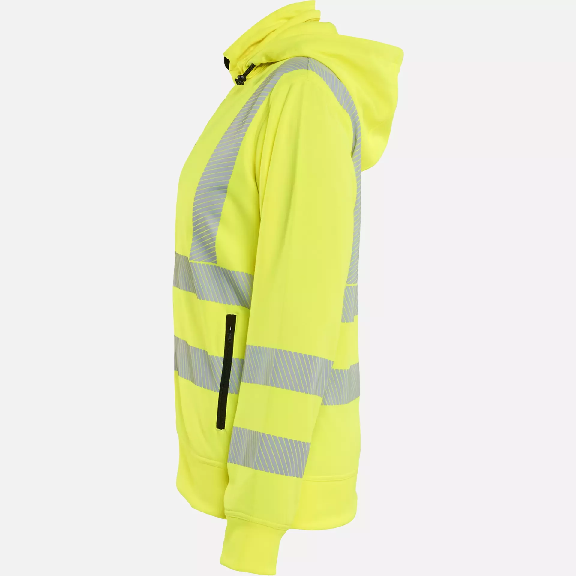 Blaklader 357425383300, High Vis Damen Sweatshirt mit abnehmbarer Kapuze, Gelb, image 2