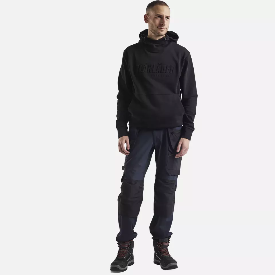 Blaklader 353011589900, 3D Kapuzen Sweatshirt, Schwarz, image 5, gallery thumbnail