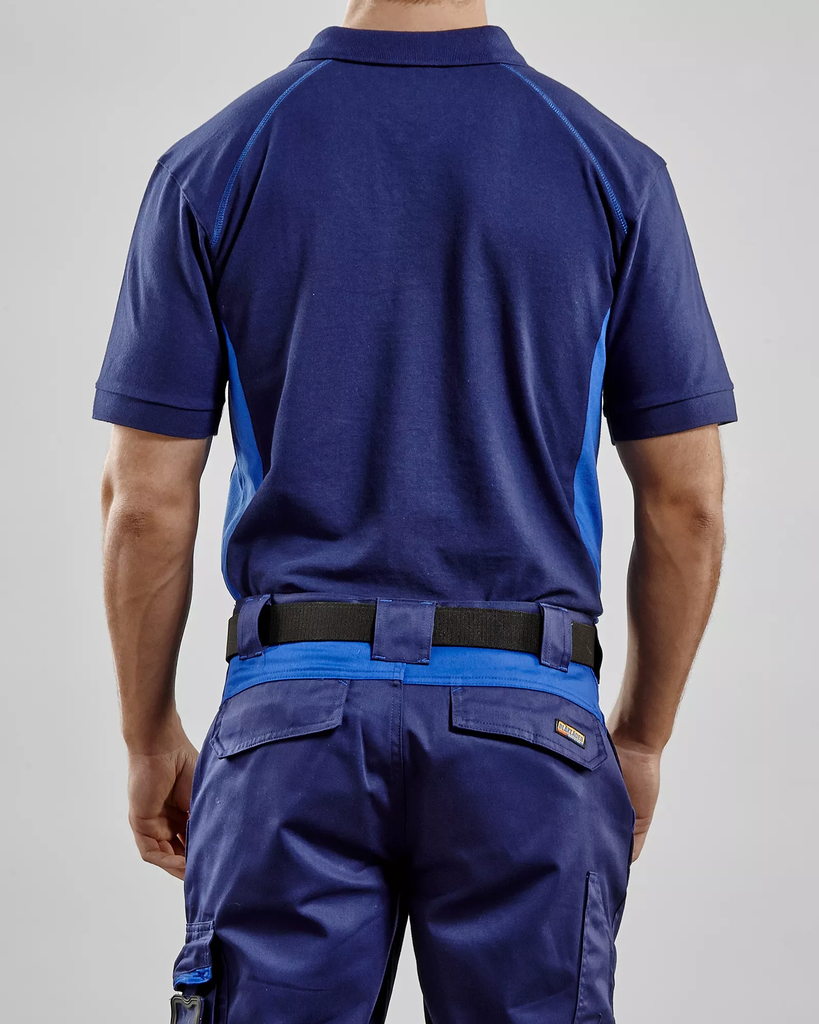 Blaklader 332410508985, Polo Shirt, Navy Blue/Royal Blue, image 5