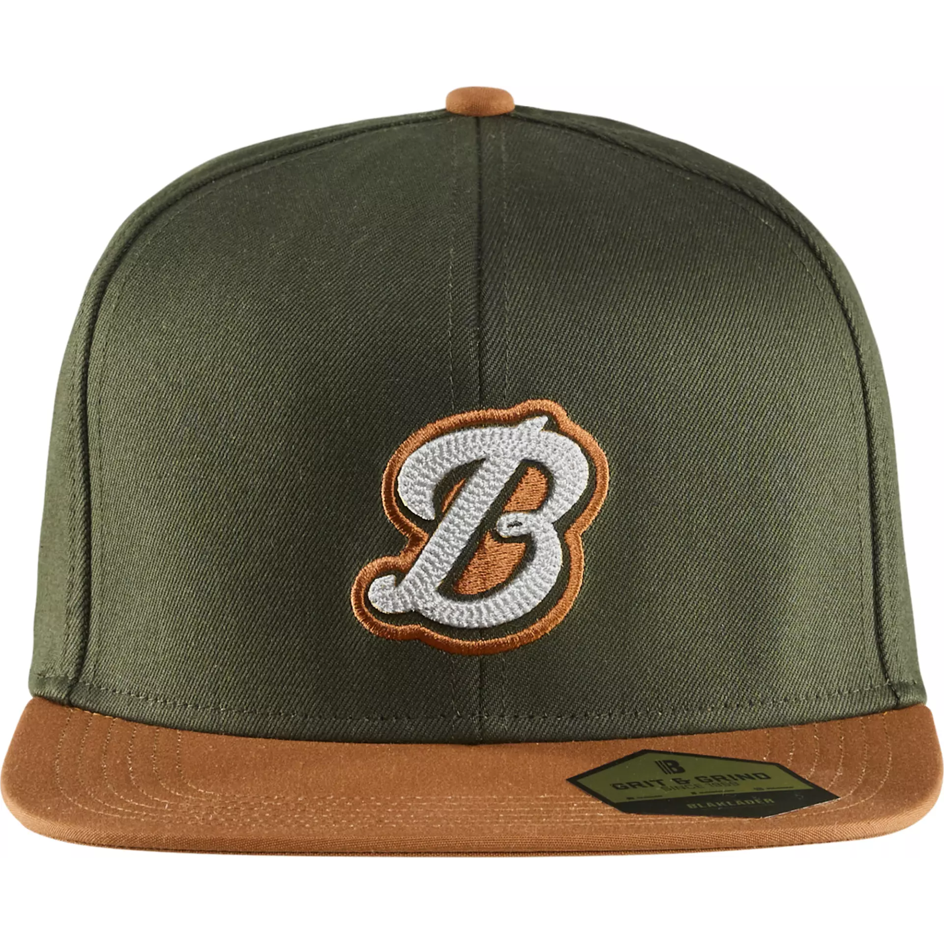 Blaklader 923211494042, Flatbrim Cap, Rust/Forest Green