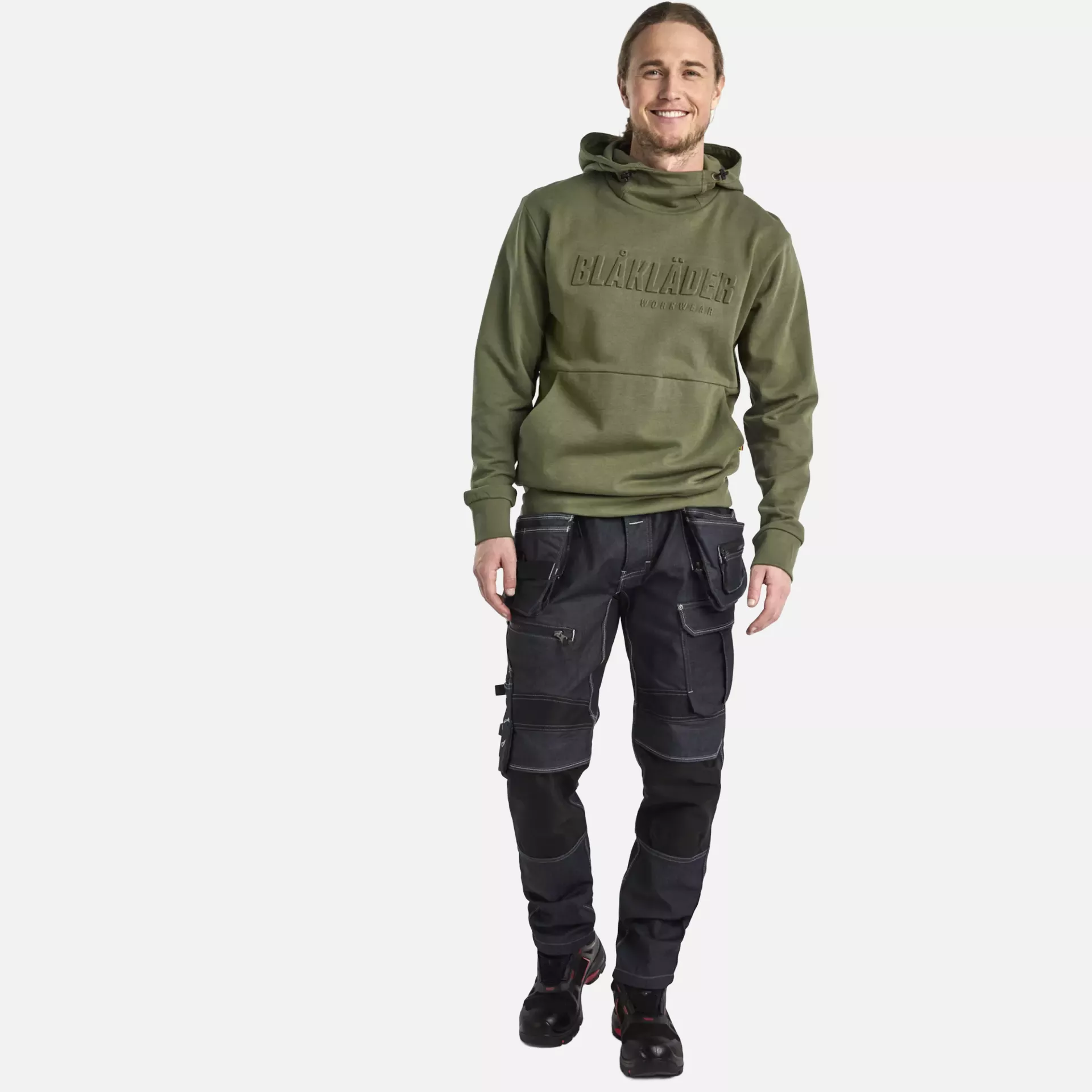 Blaklader 353011584109, 3D Hooded Sweatshirt, Autumn Green, image 5